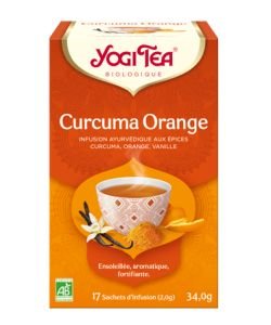 Curcuma Orange - Infusions ayurvédiques BIO, 17 sachets